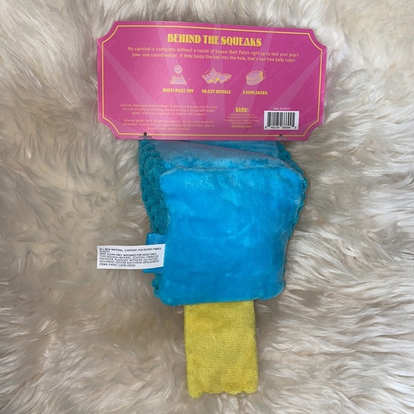 BARK Squee-Ball multi-part dog toy for small dogs 0-20 lbs NWT - Picture 3 of 3